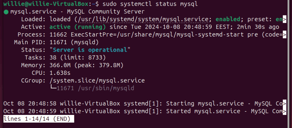 Terminal Way Sudo Status