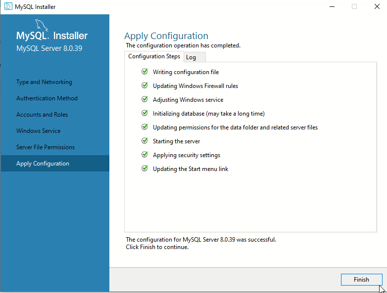 MySQL Config confirmation