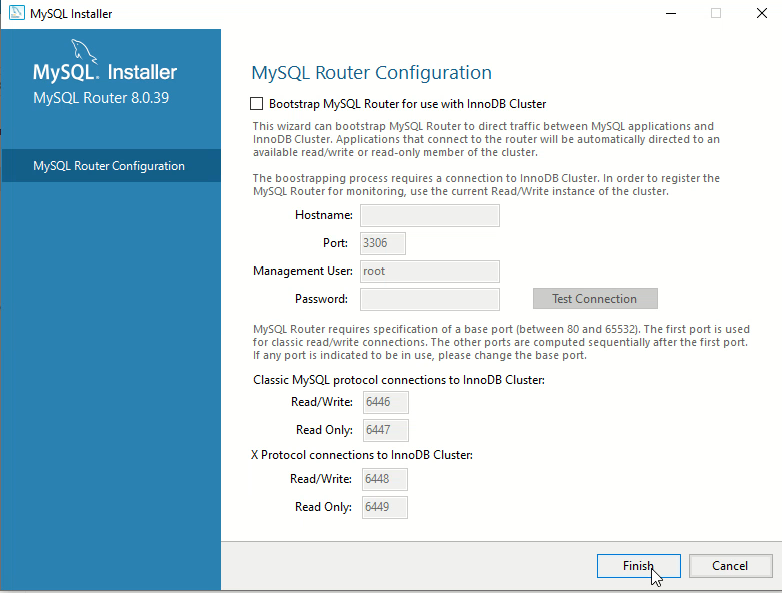 Router Config